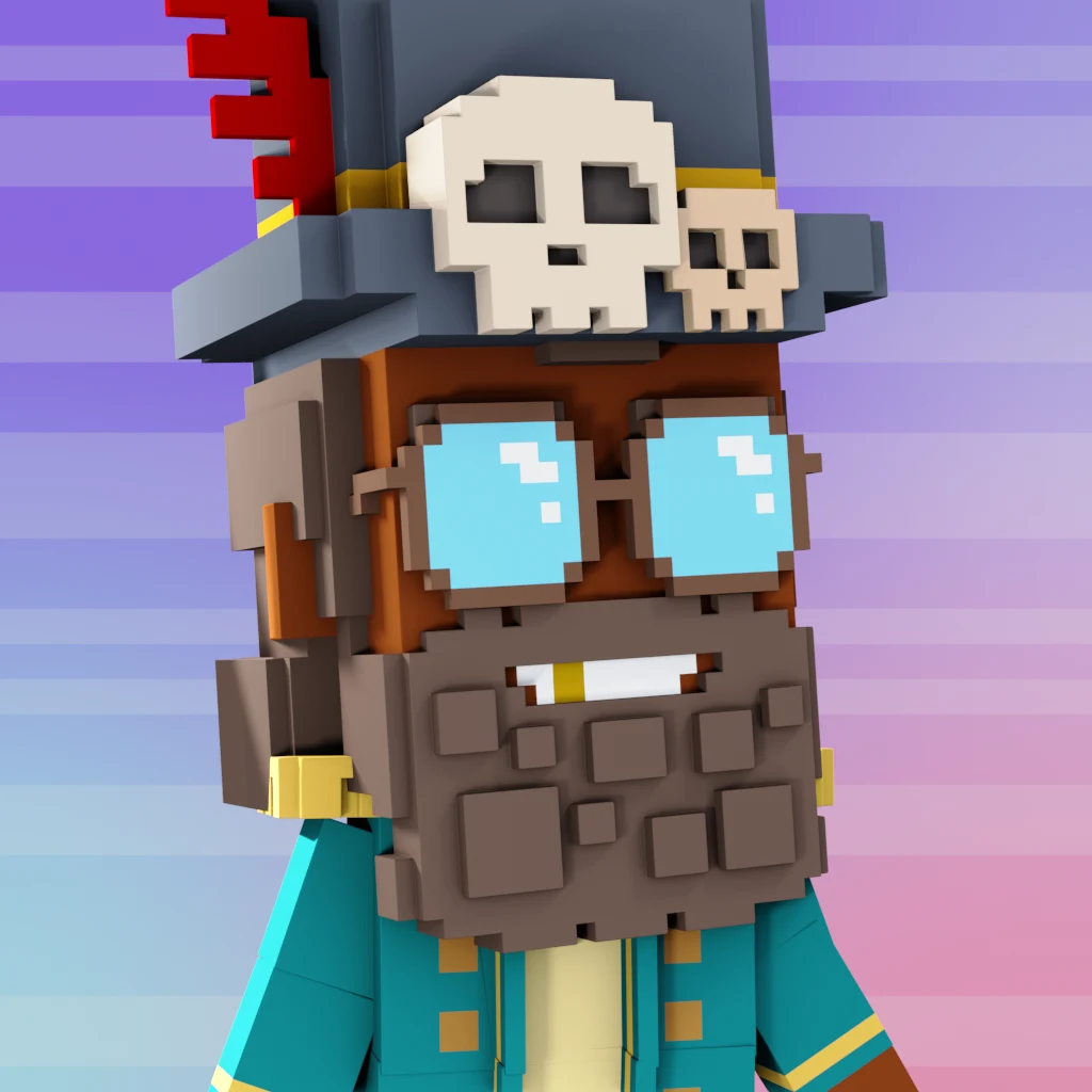 Pirate #2071 voxel render