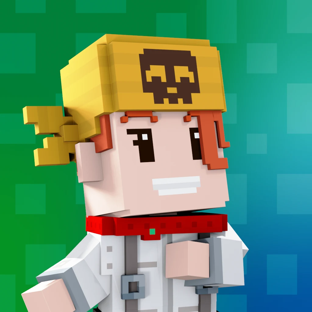 Pirate #2074 voxel render