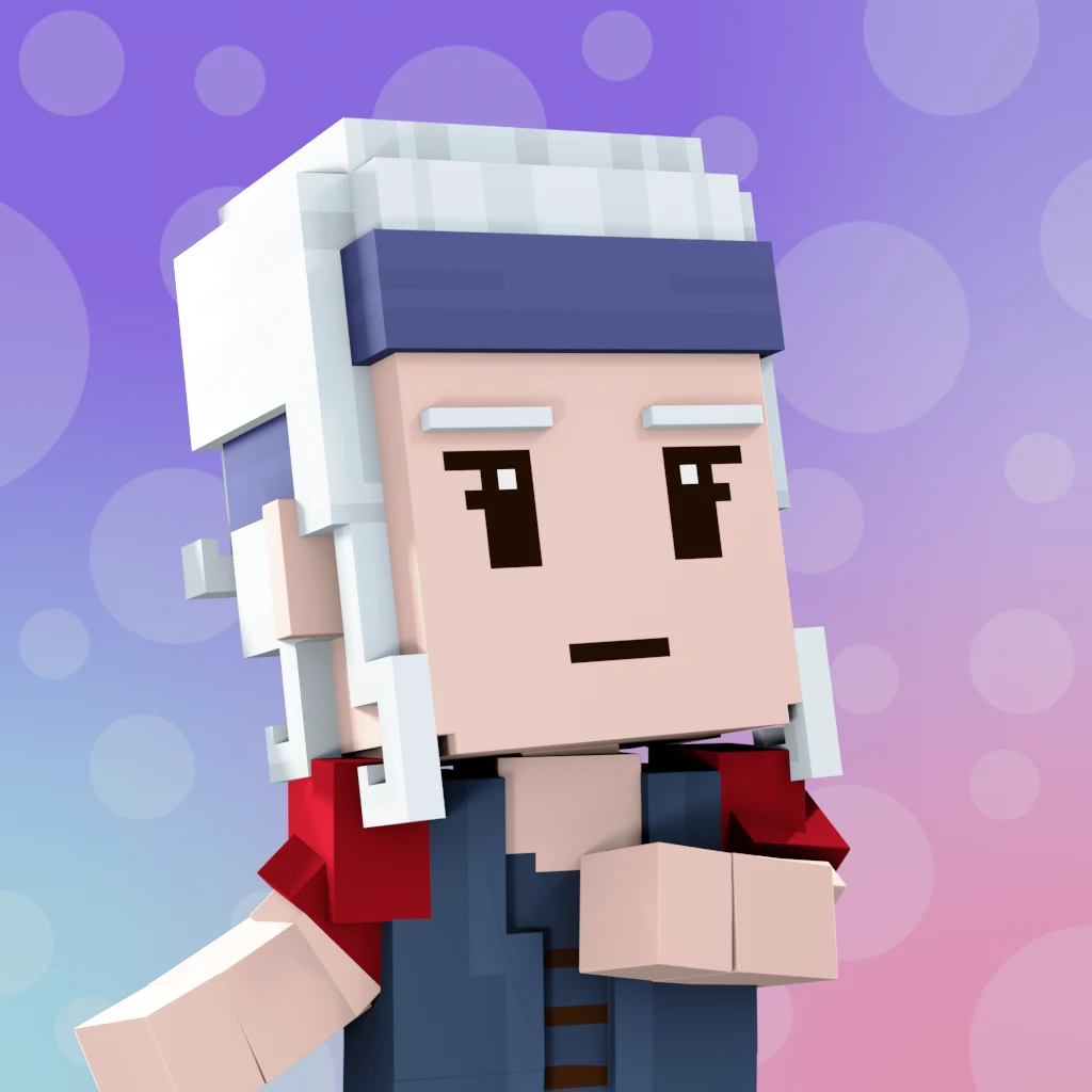 Pirate #2075 voxel render