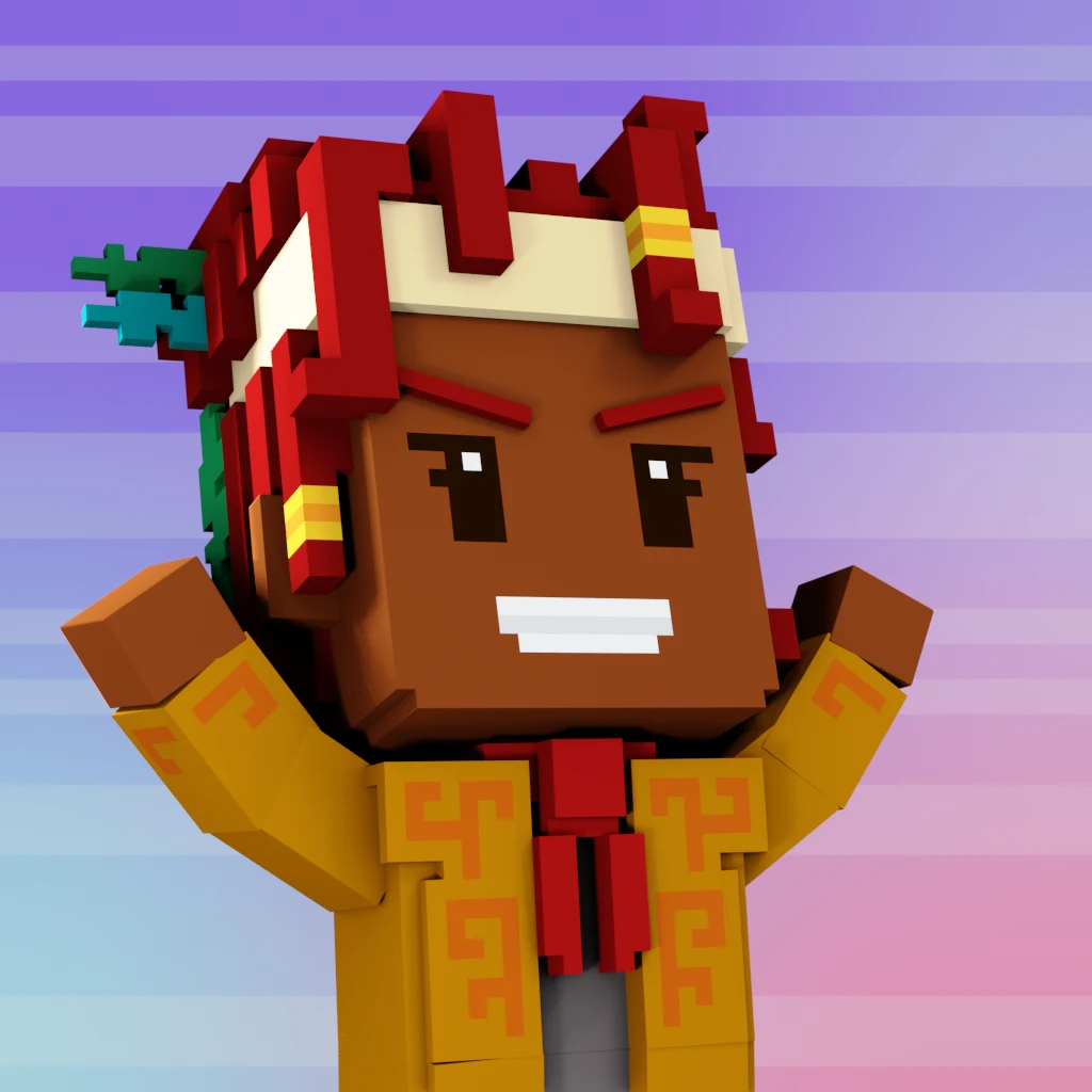 Pirate #2076 voxel render