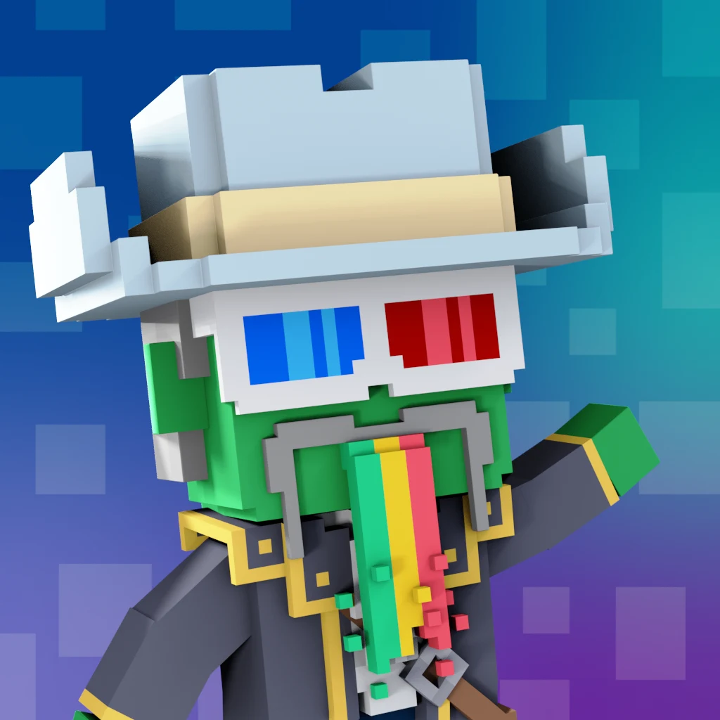 Pirate #2078 voxel render