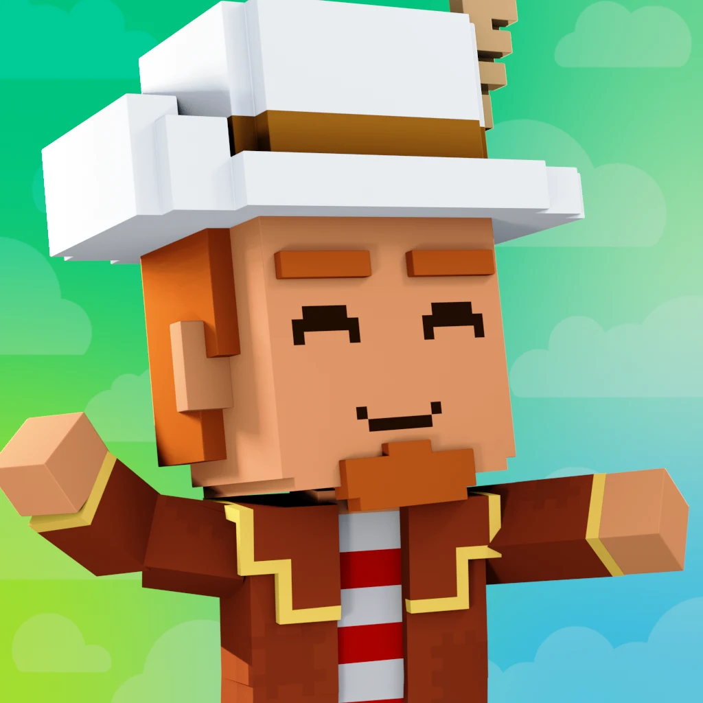Pirate #2085 voxel render