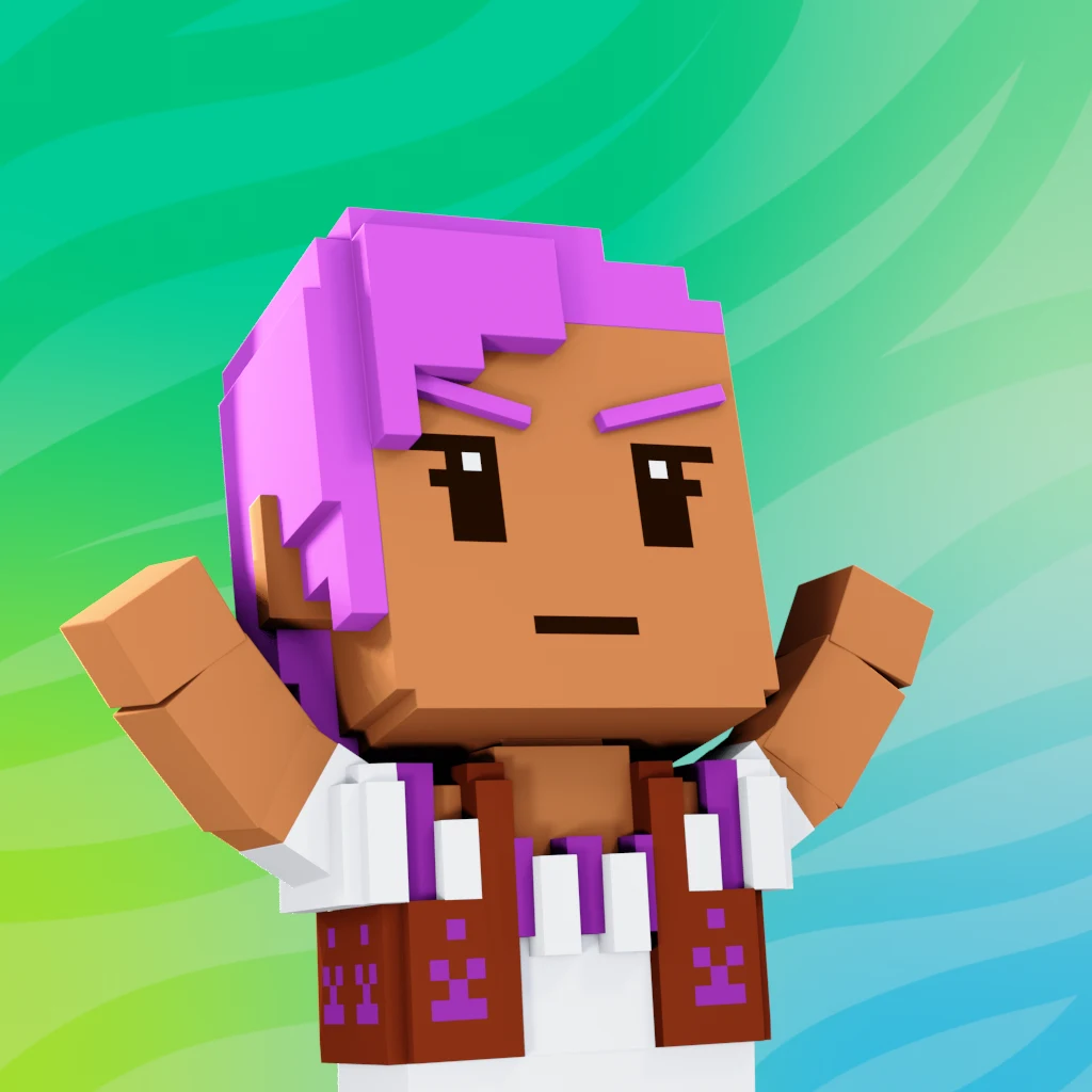 Pirate #2093 voxel render