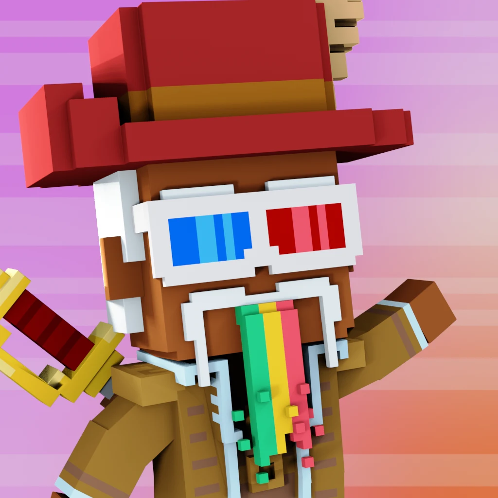 Pirate #2094 voxel render