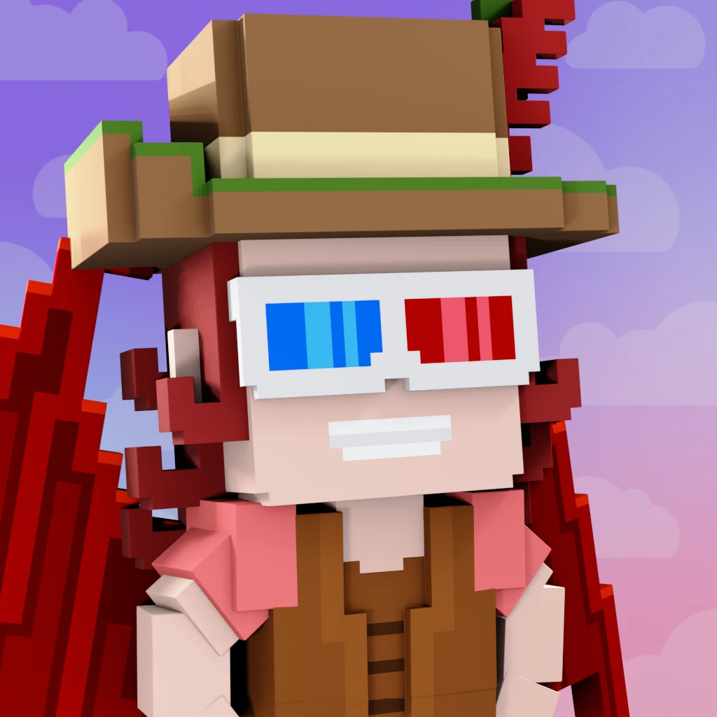 Pirate #2095 voxel render