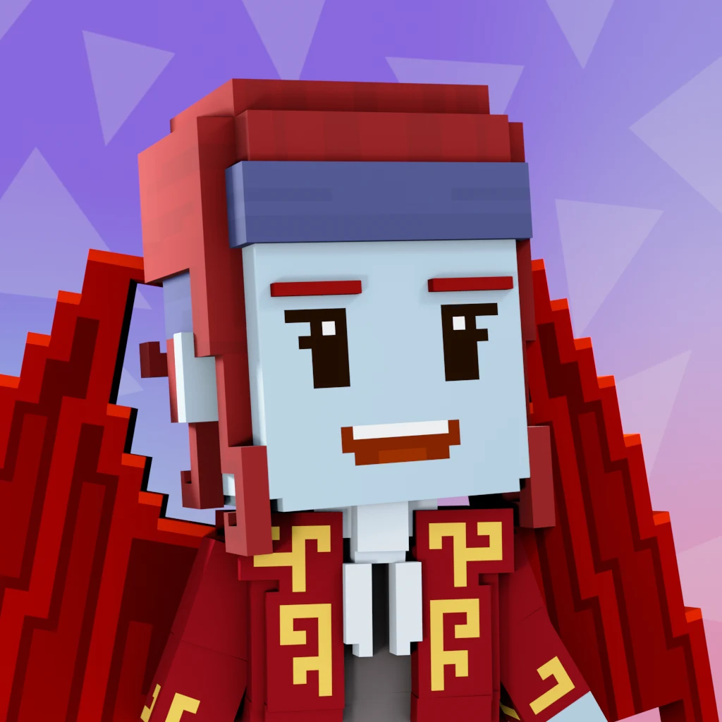 Pirate #2099 voxel render