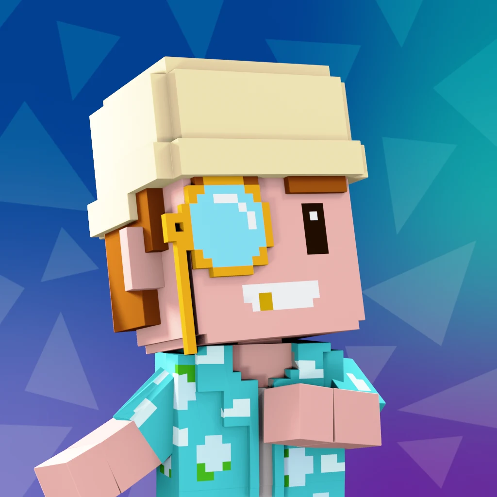 Pirate #21 voxel render