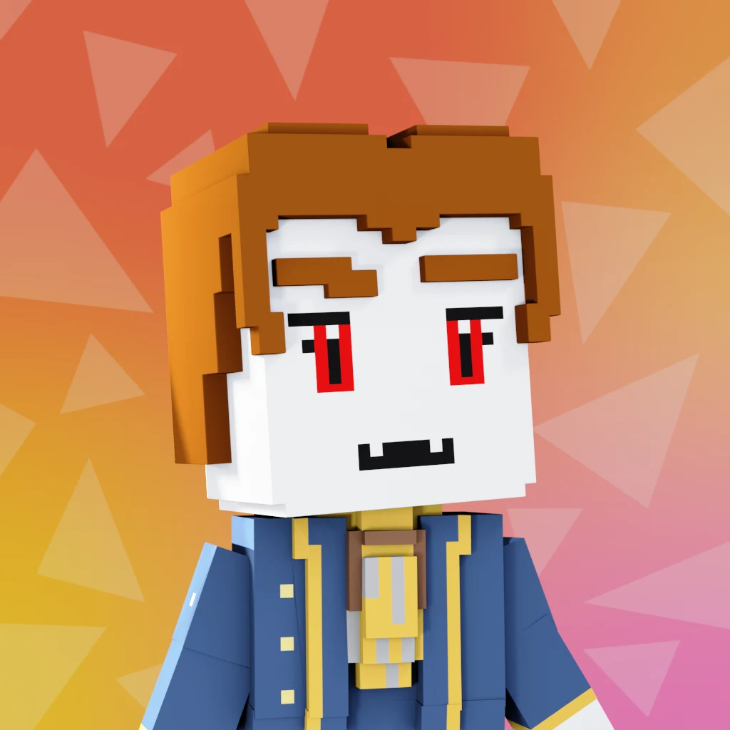 Pirate #210 voxel render
