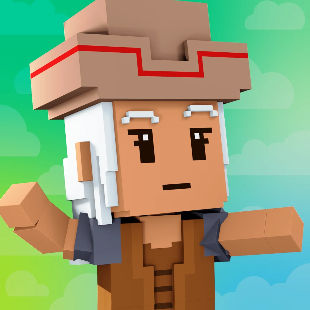 Pirate #2102 voxel render