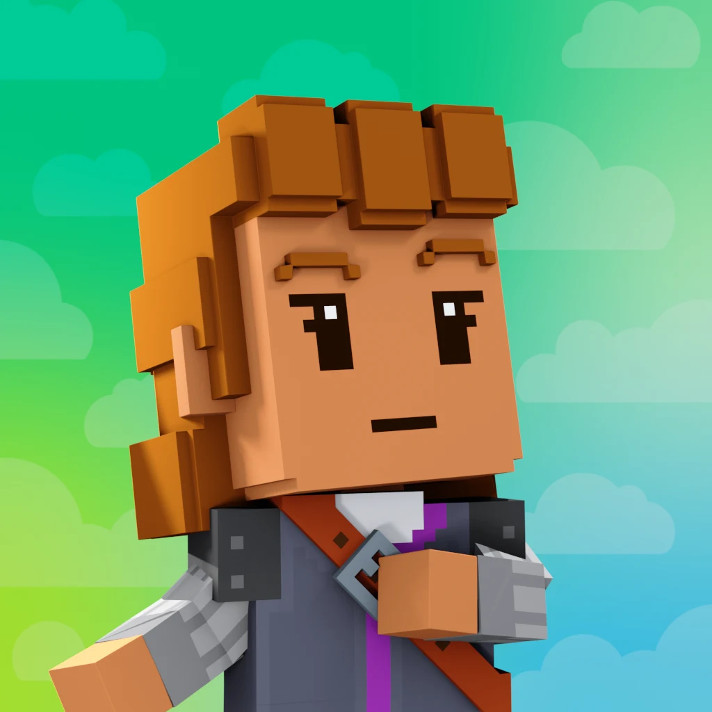 Pirate #2103 voxel render