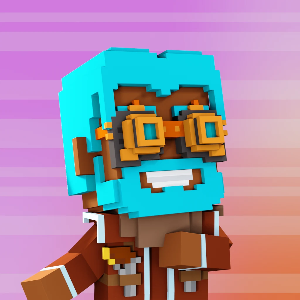 Pirate #2104 voxel render
