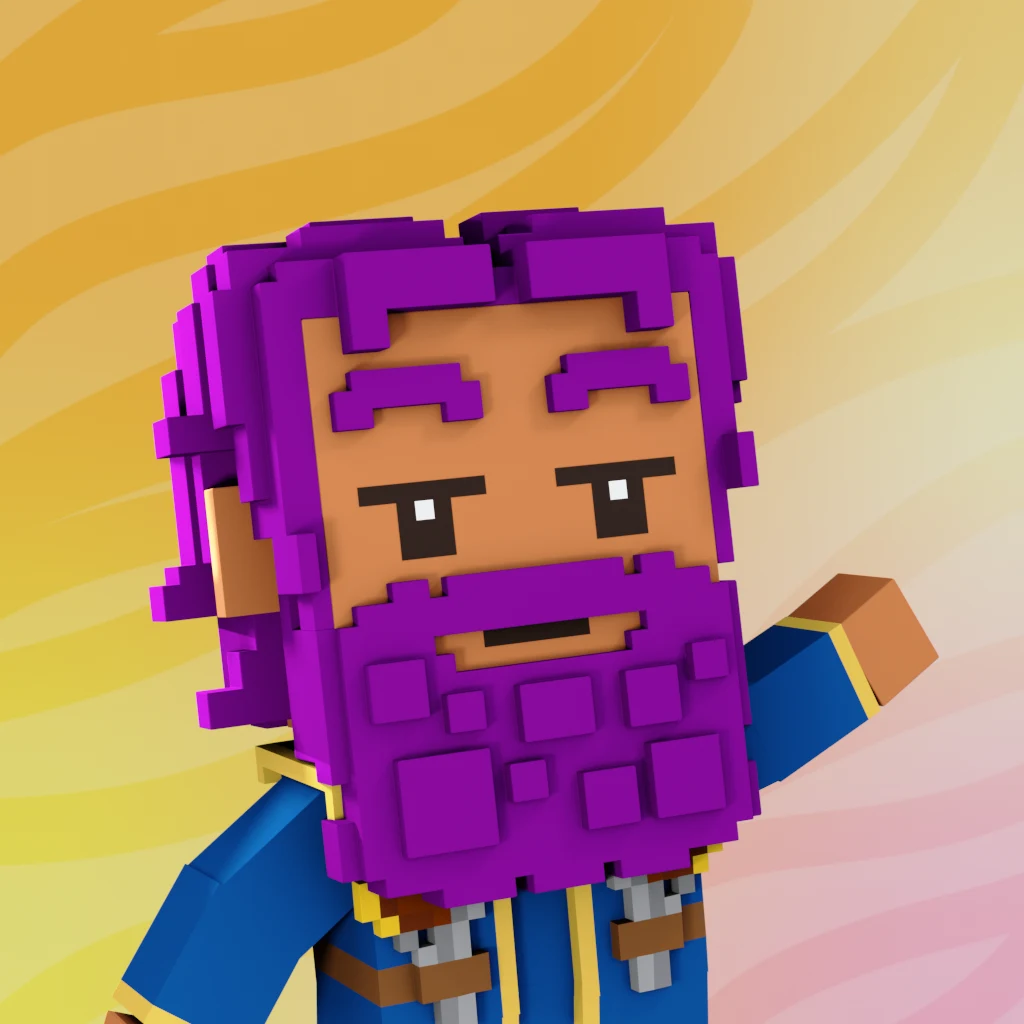 Pirate #2108 voxel render