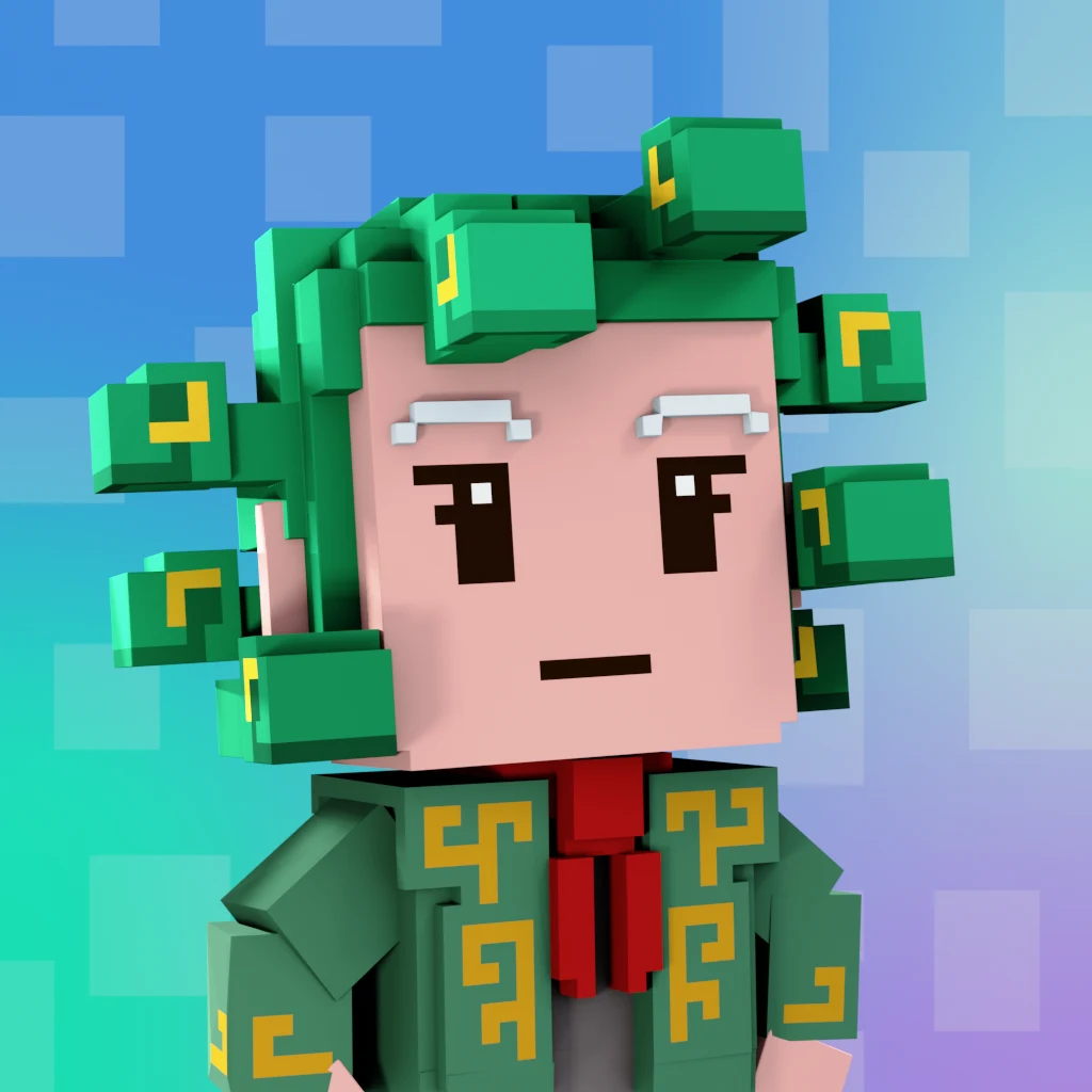 Pirate #2109 voxel render