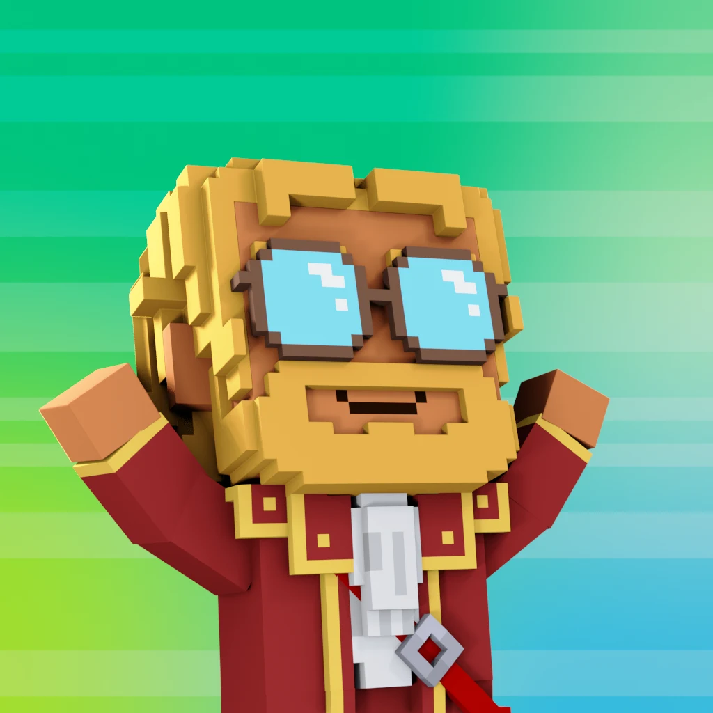 Pirate #211 voxel render