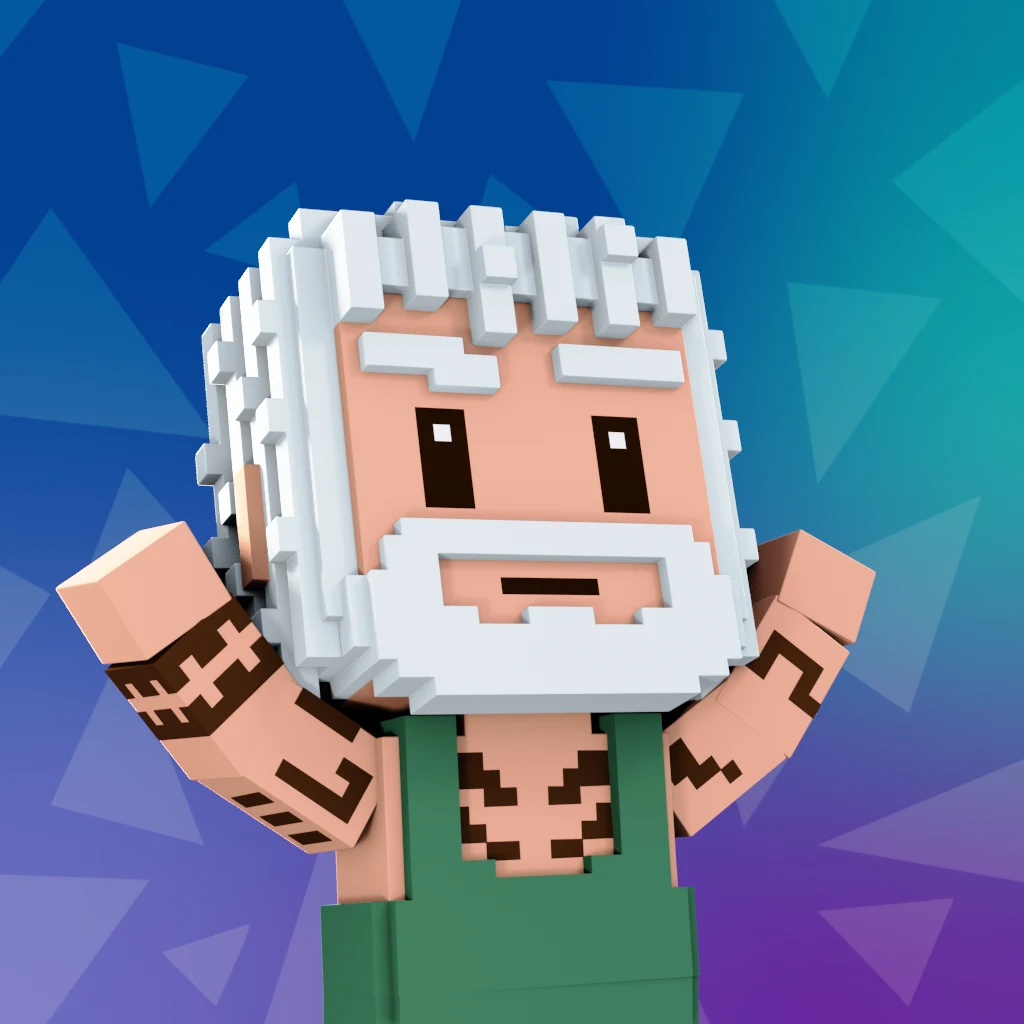 Pirate #2111 voxel render