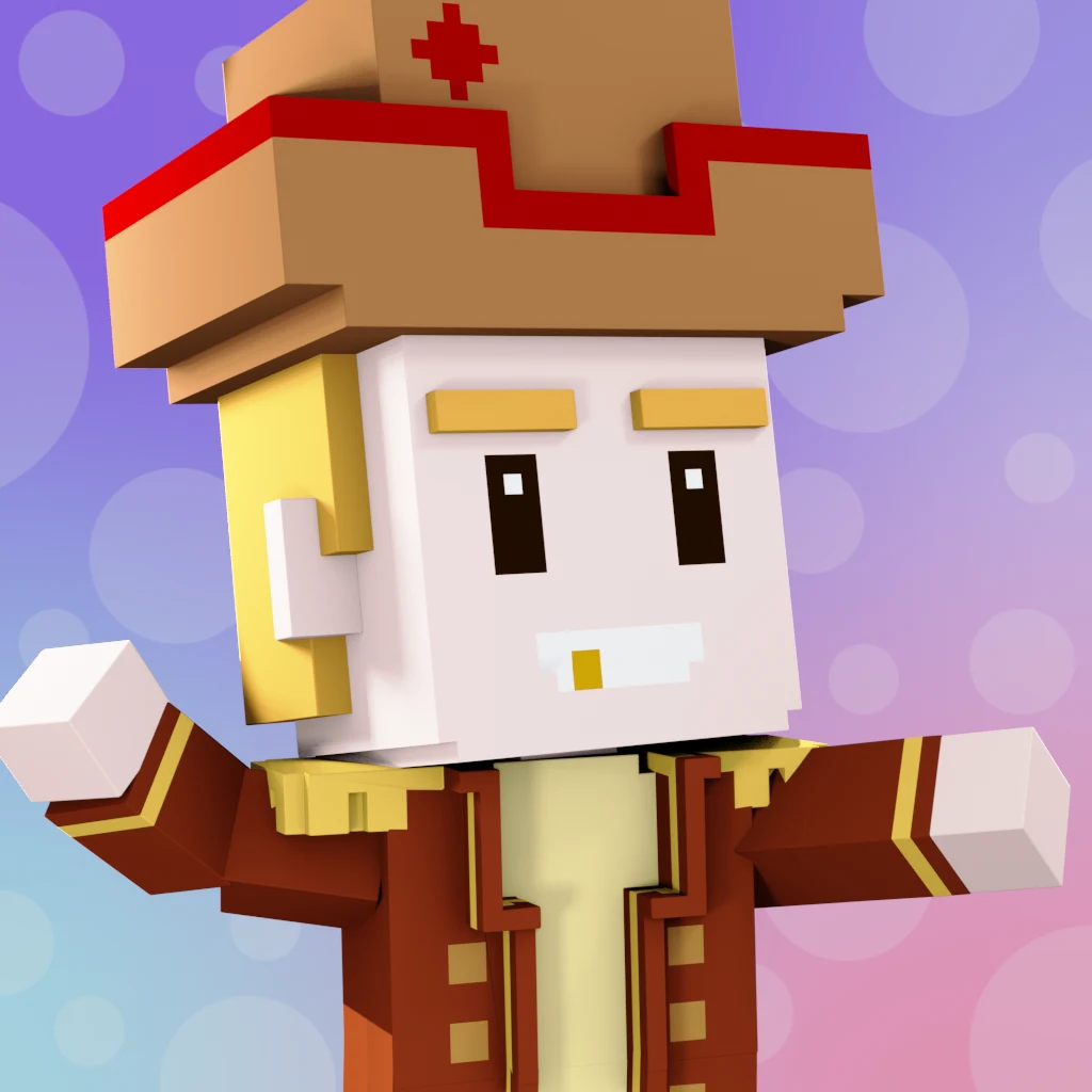 Pirate #2112 voxel render