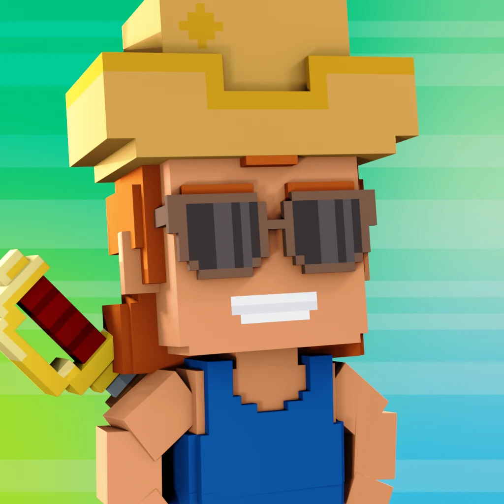 Pirate #2113 voxel render
