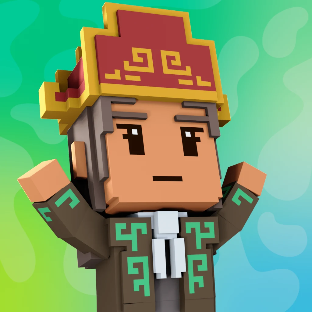 Pirate #2114 voxel render