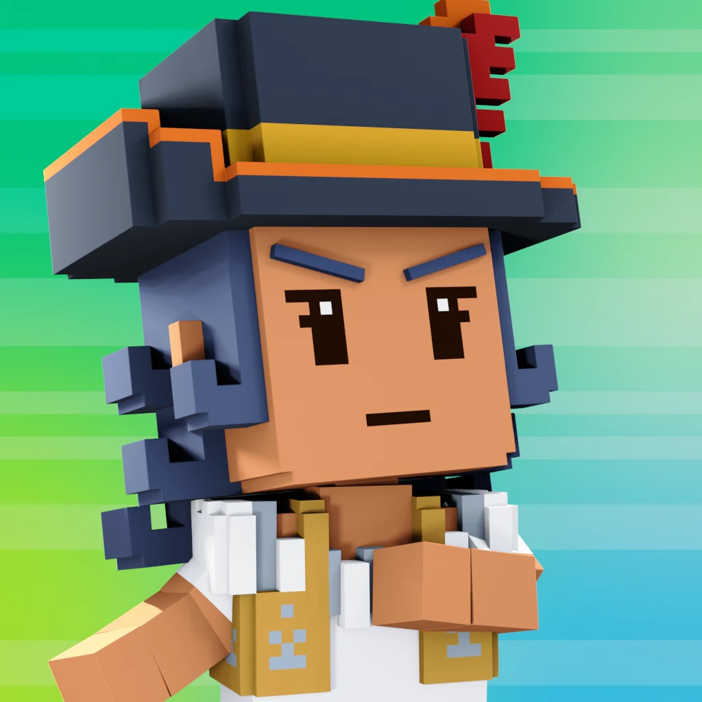 Pirate #2117 voxel render