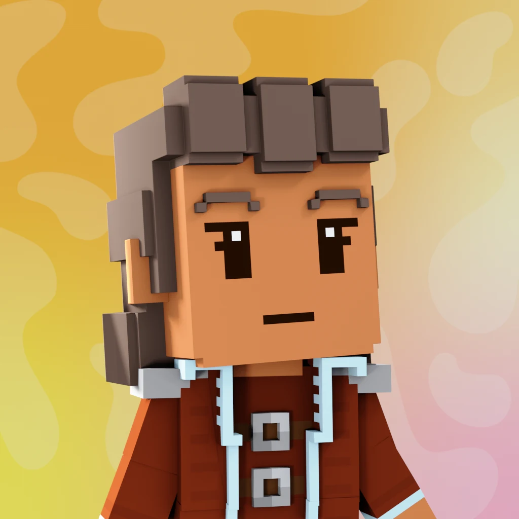 Pirate #2118 voxel render