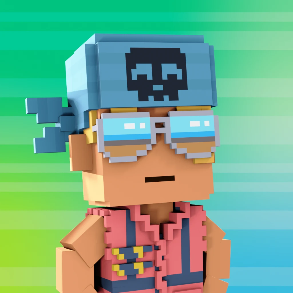 Pirate #212 voxel render