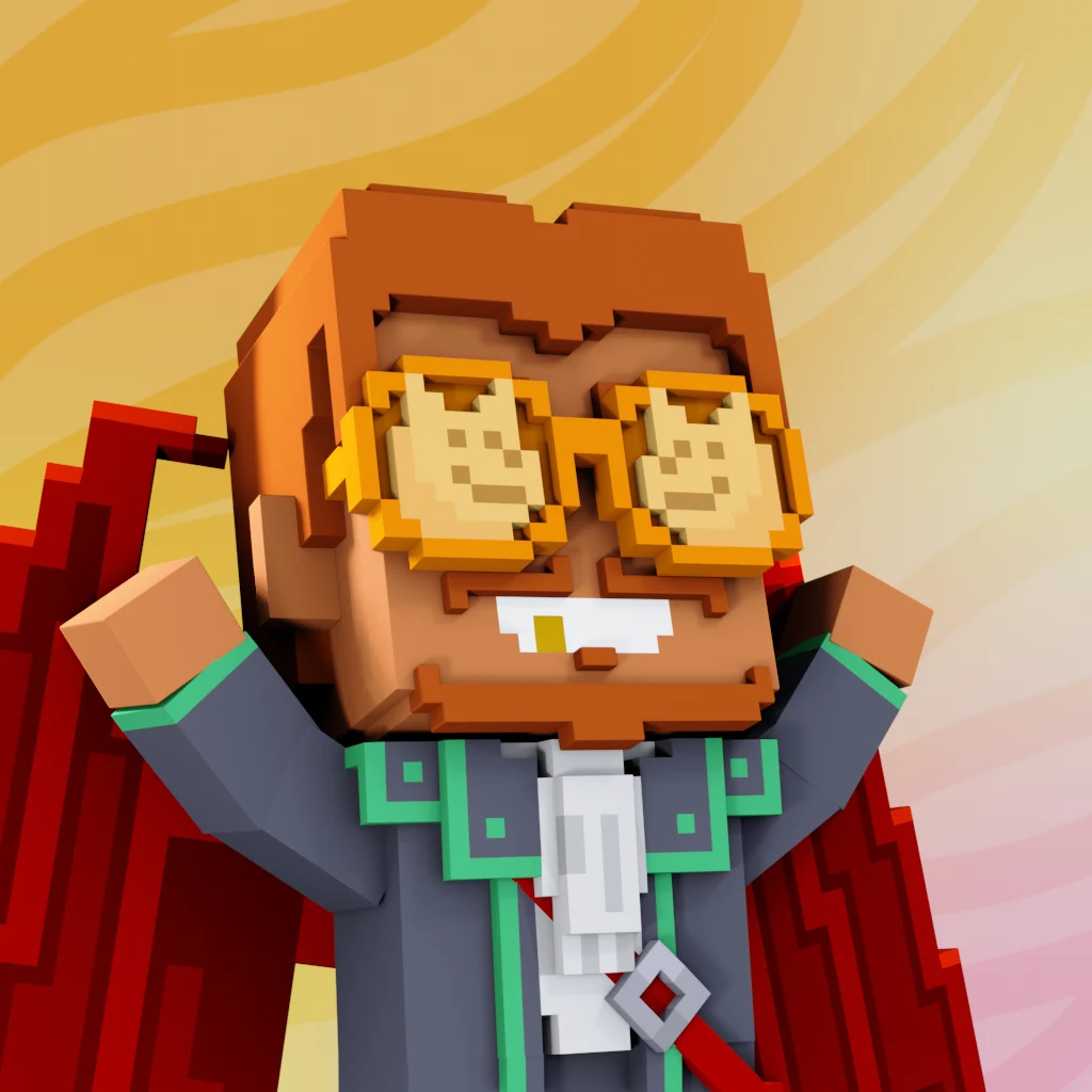 Pirate #2123 voxel render