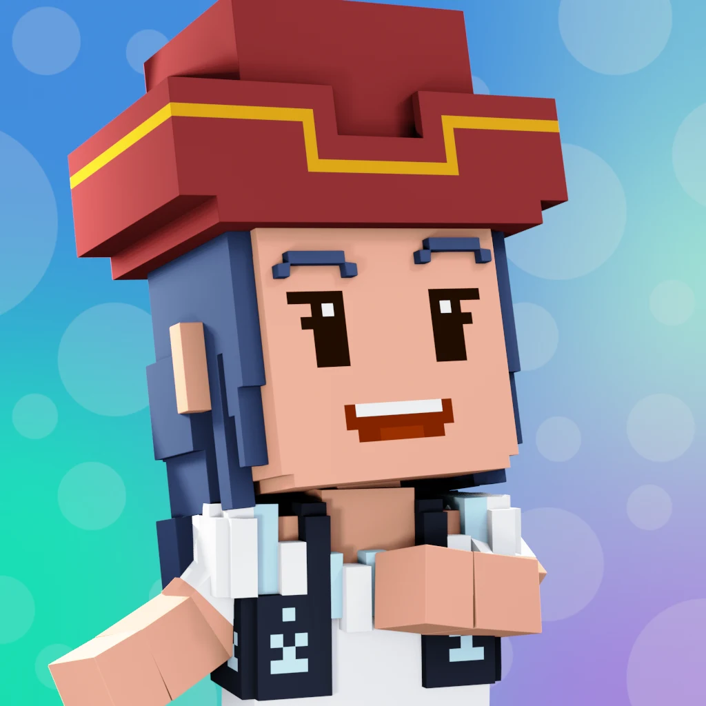 Pirate #2124 voxel render