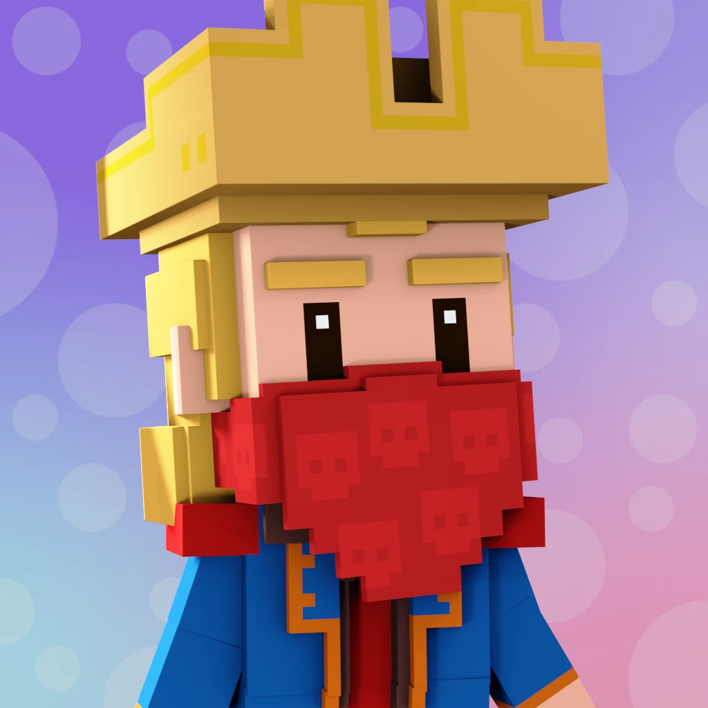 Pirate #2125 voxel render