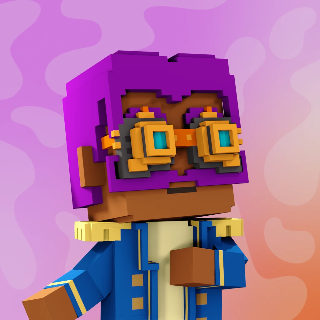 Pirate #2126 voxel render