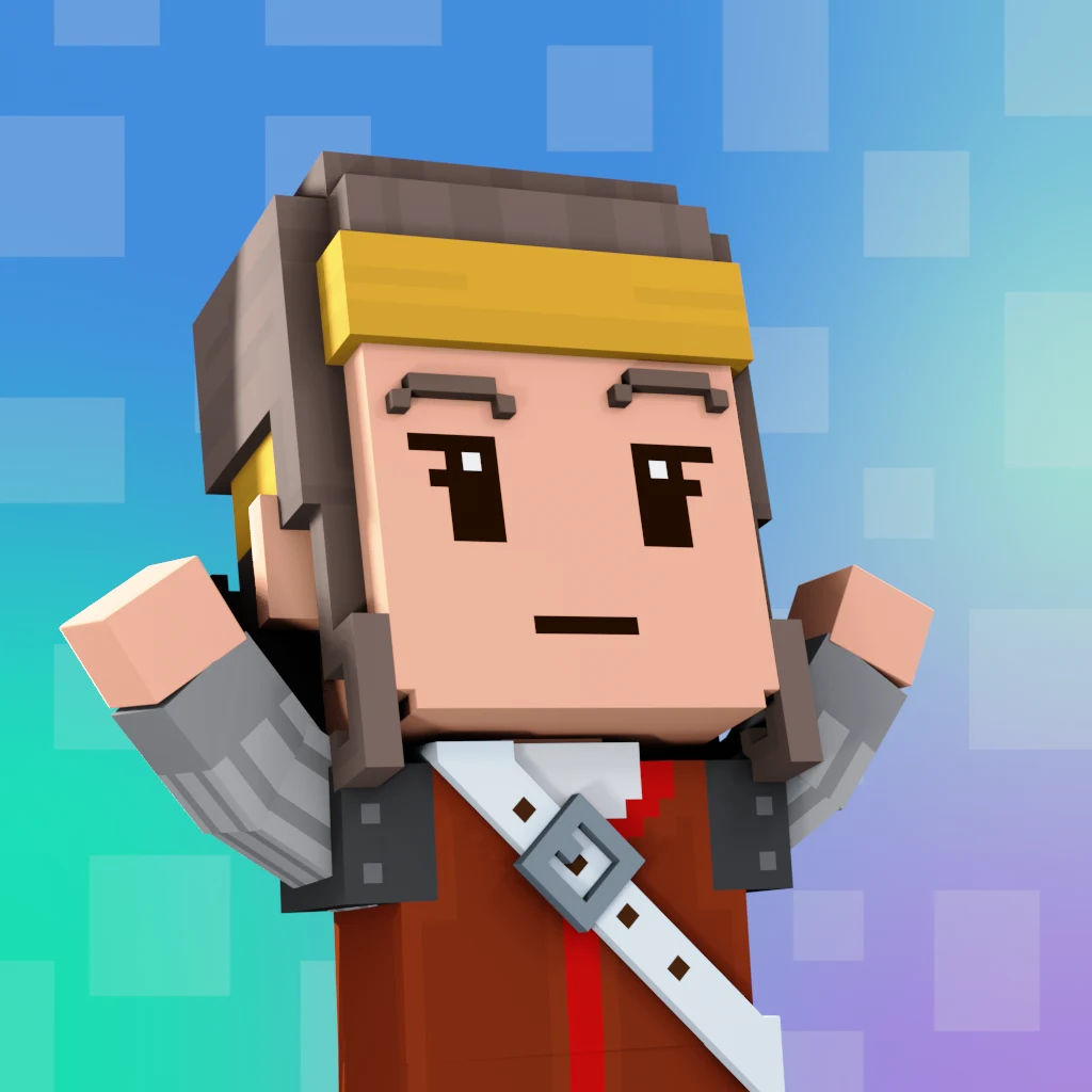 Pirate #213 voxel render