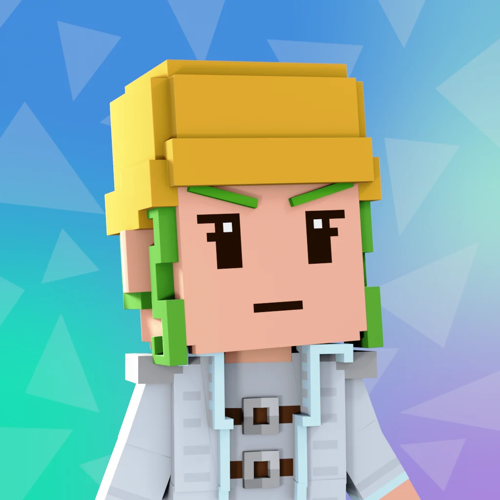 Pirate #2130 voxel render
