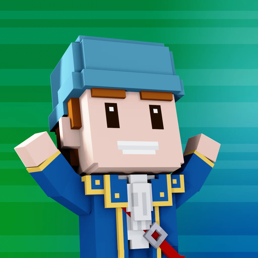 Pirate #2135 voxel render