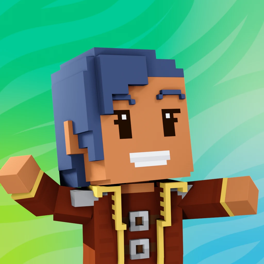 Pirate #2137 voxel render