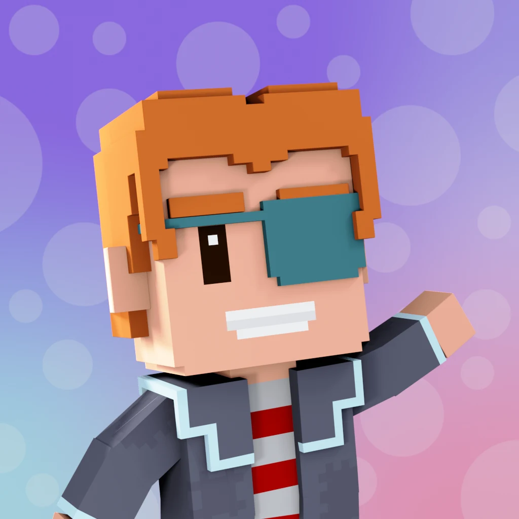 Pirate #2138 voxel render