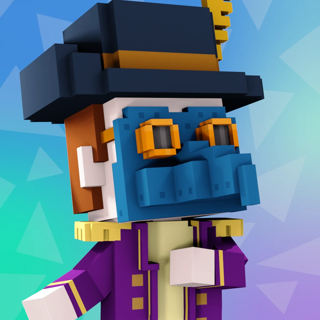 Pirate #2143 voxel render