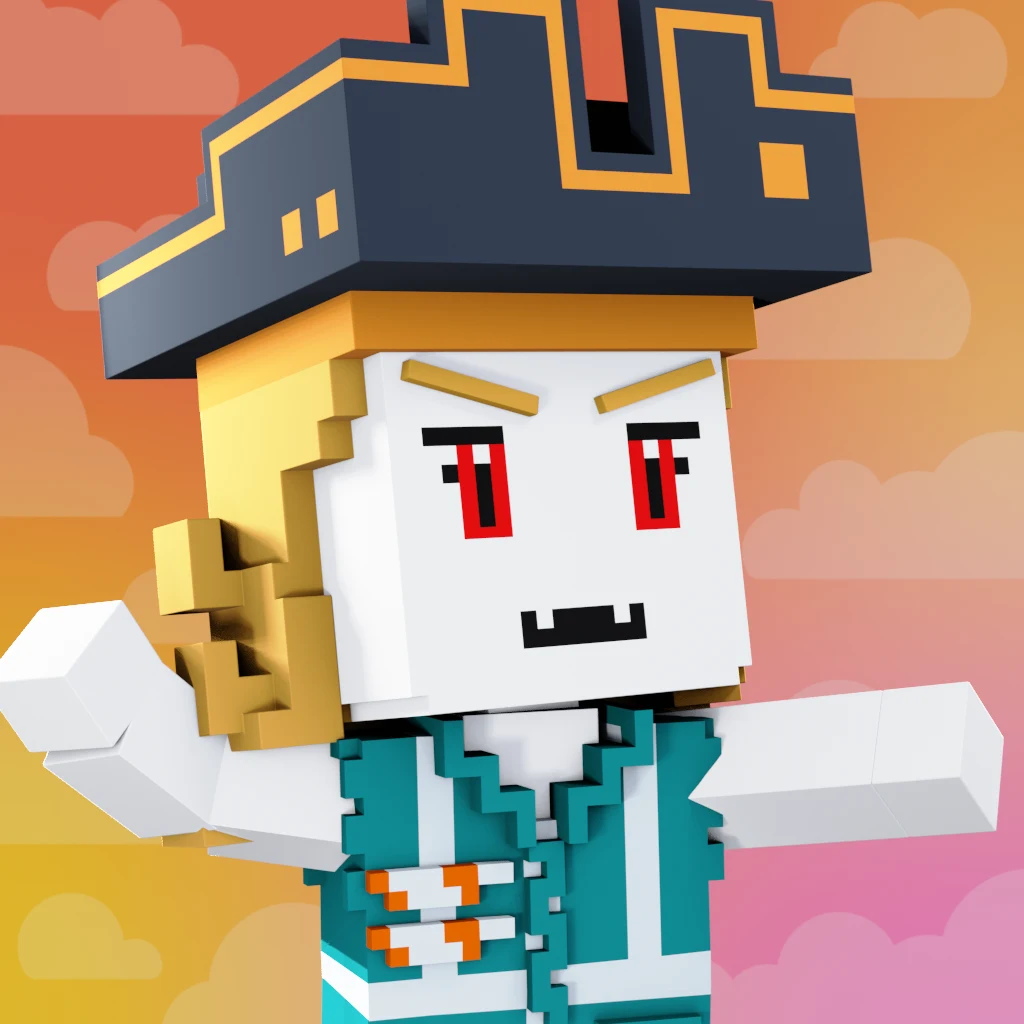Pirate #2147 voxel render