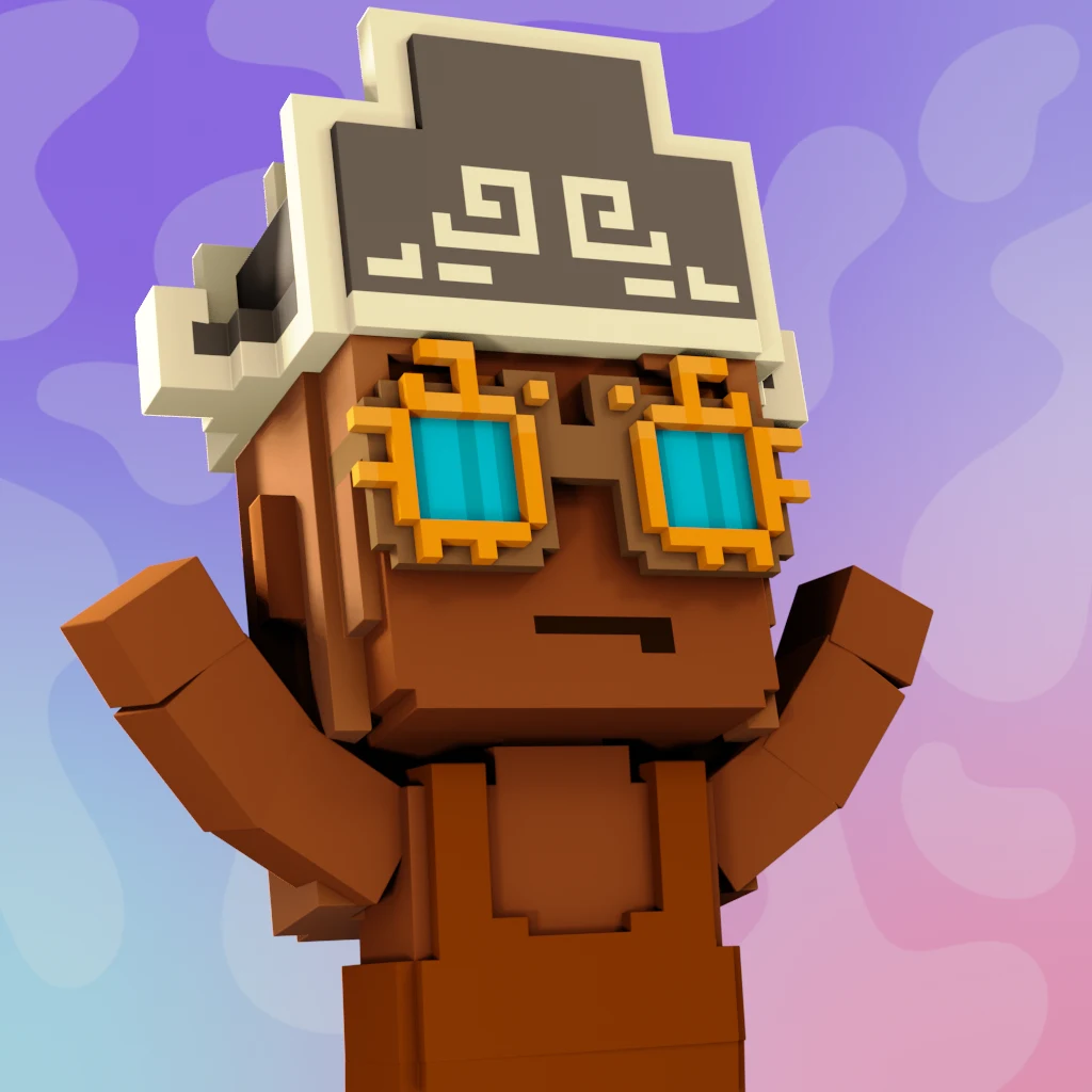 Pirate #2148 voxel render