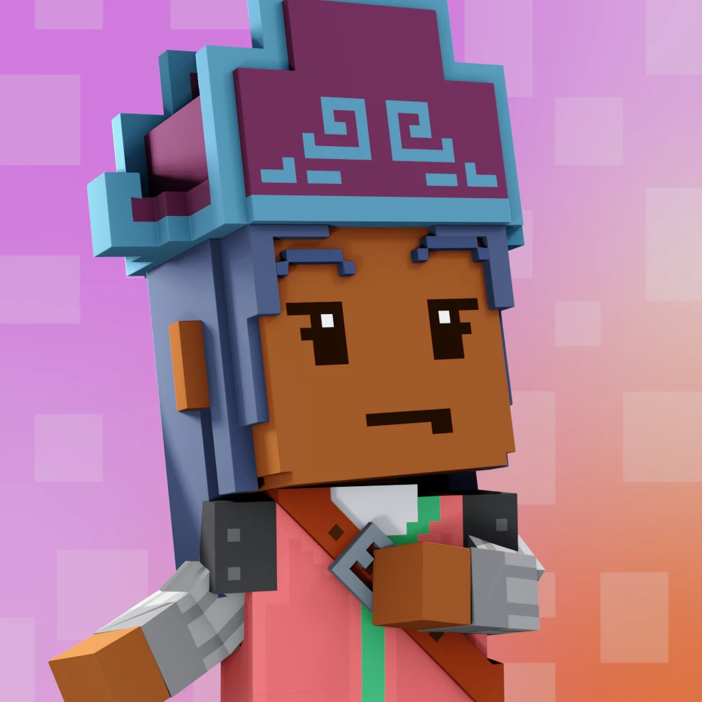 Pirate #2149 voxel render