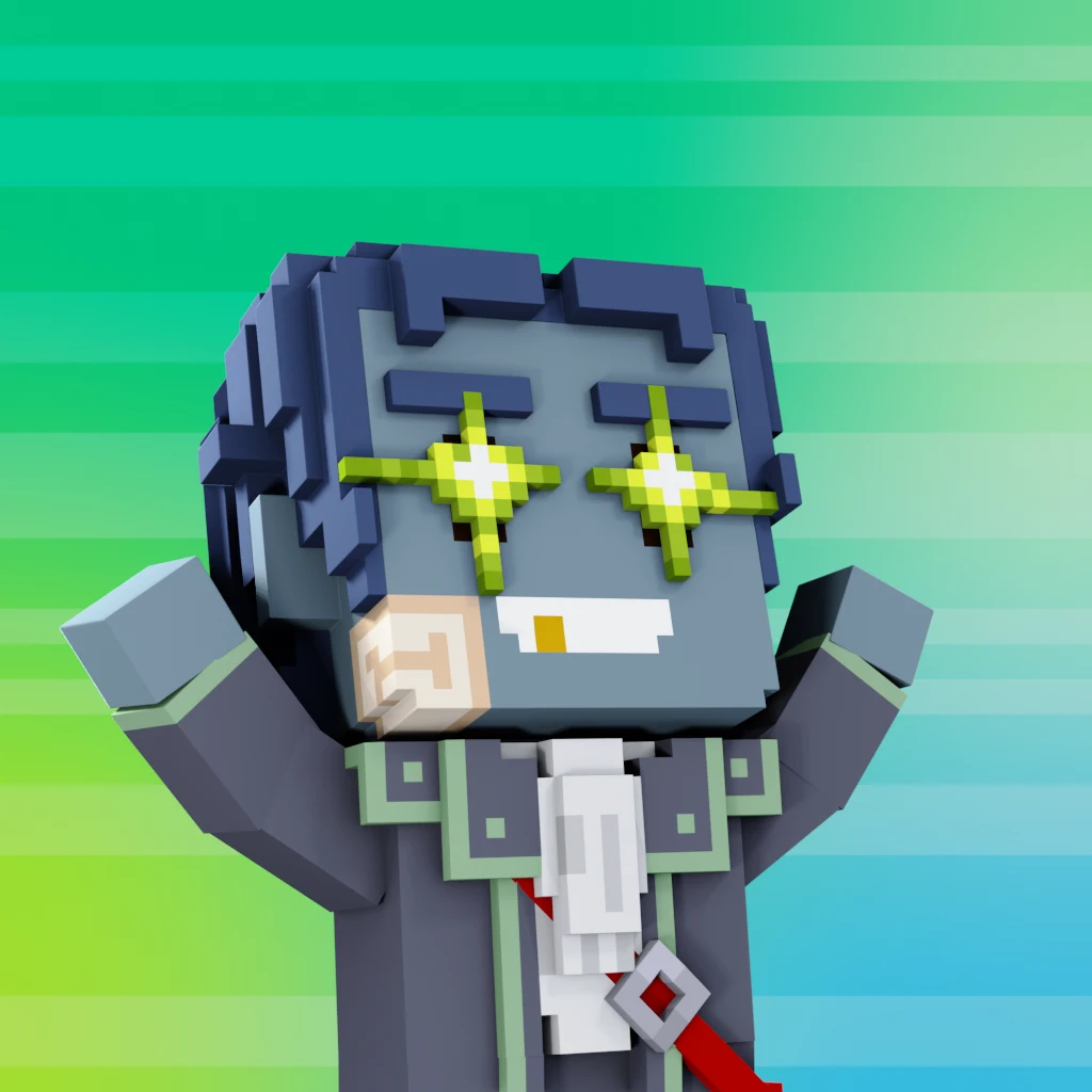 Pirate #2150 voxel render