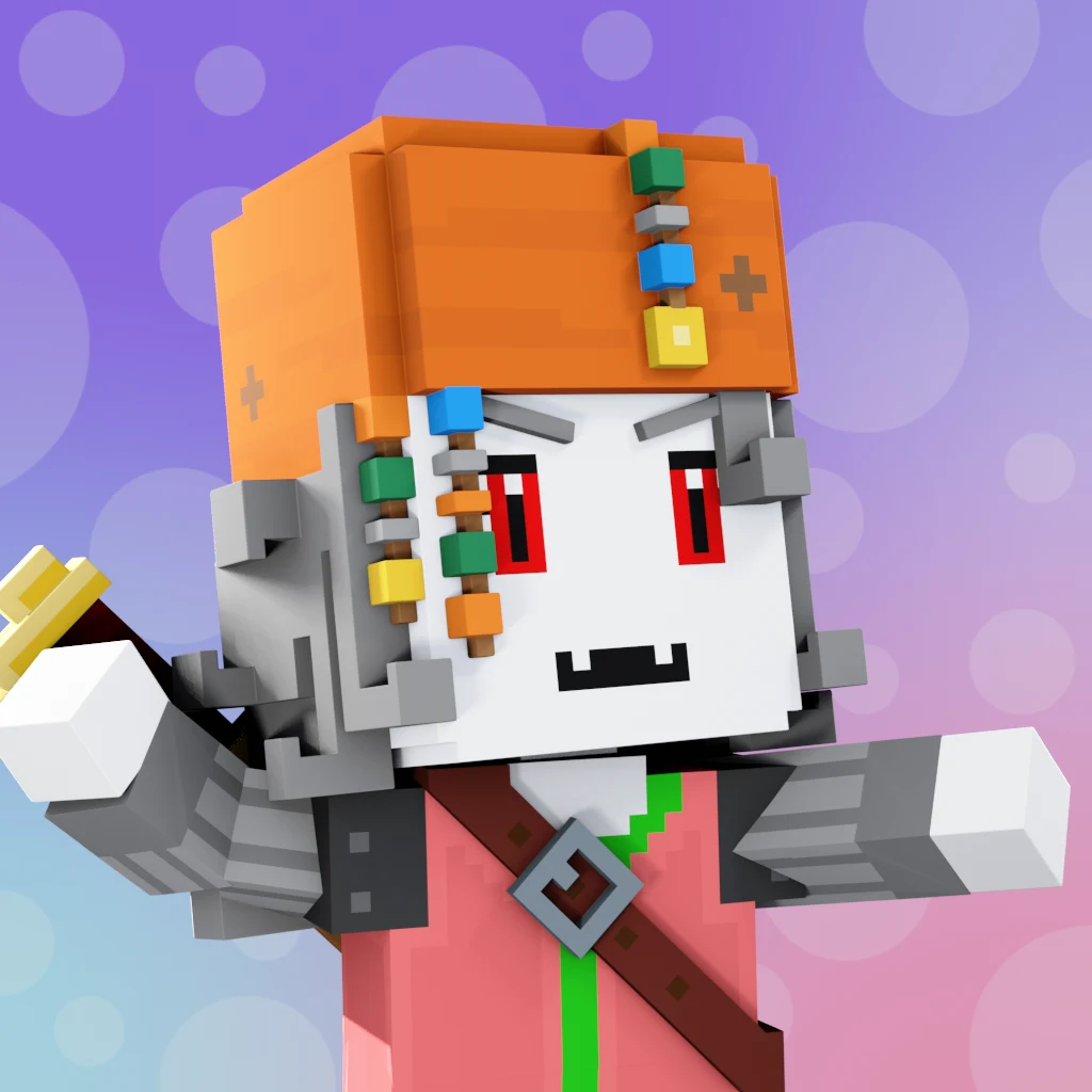 Pirate #2158 voxel render