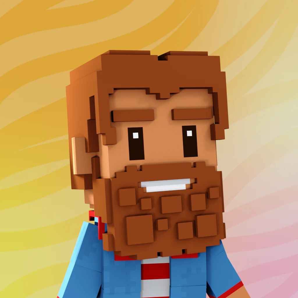 Pirate #216 voxel render