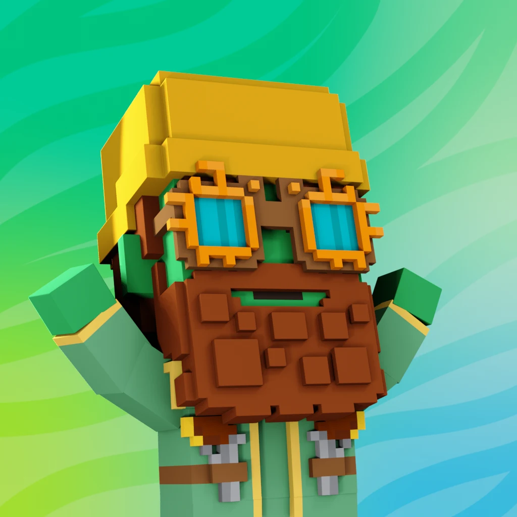 Pirate #2160 voxel render