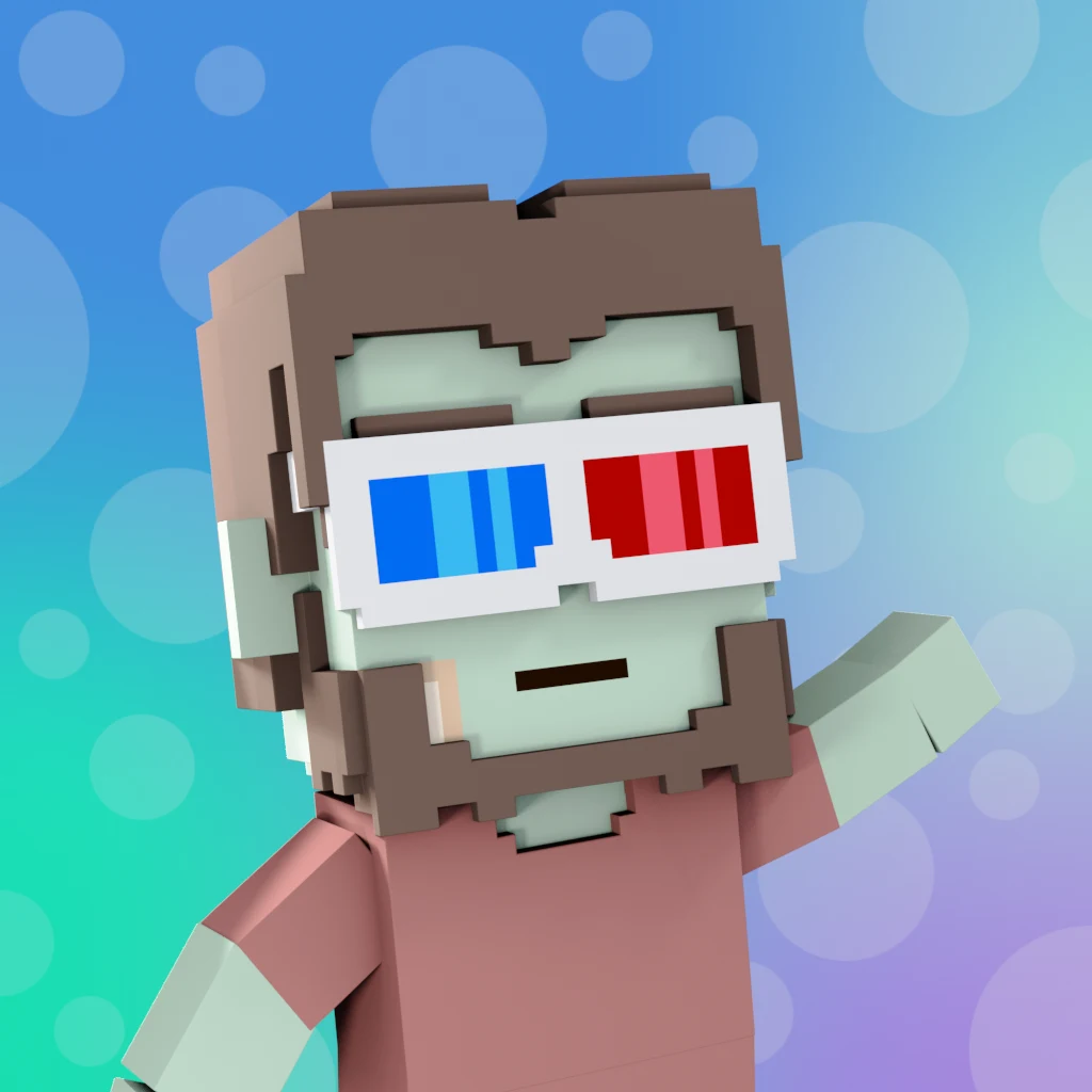 Pirate #2161 voxel render