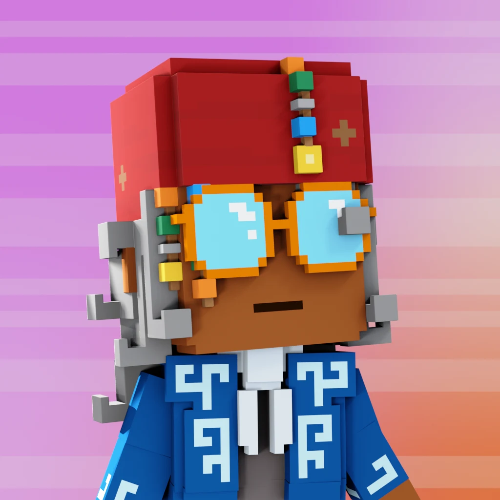 Pirate #2162 voxel render