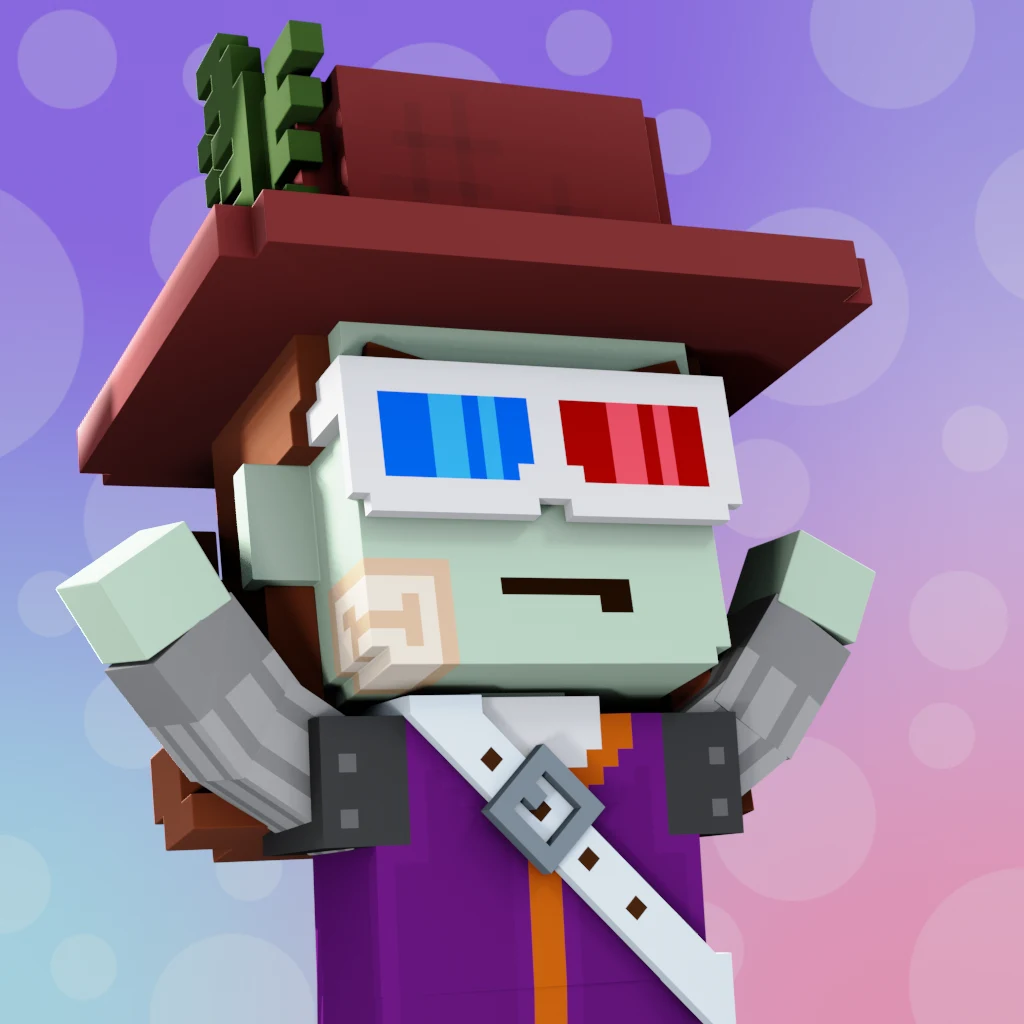 Pirate #2167 voxel render