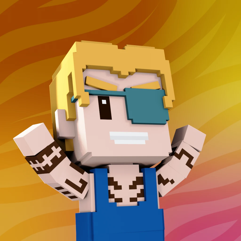 Pirate #217 voxel render