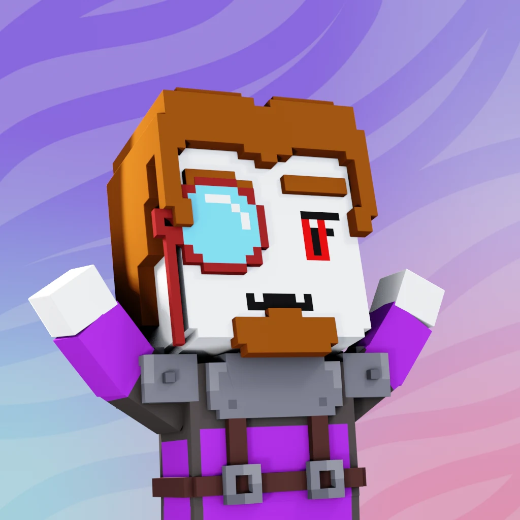 Pirate #2170 voxel render