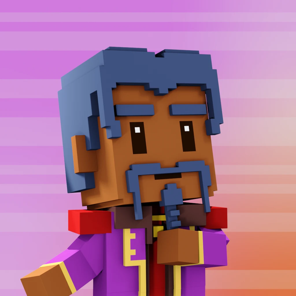 Pirate #2173 voxel render