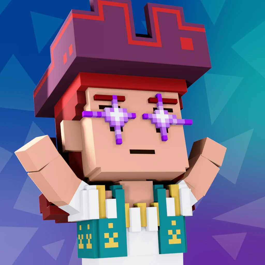 Pirate #2175 voxel render