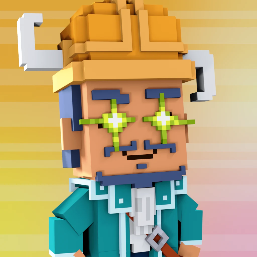 Pirate #2176 voxel render